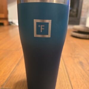 Blue Insulated Iron Flask Tumbler